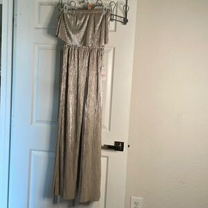 NWT BBJ Los Angeles strapless jumpsuit